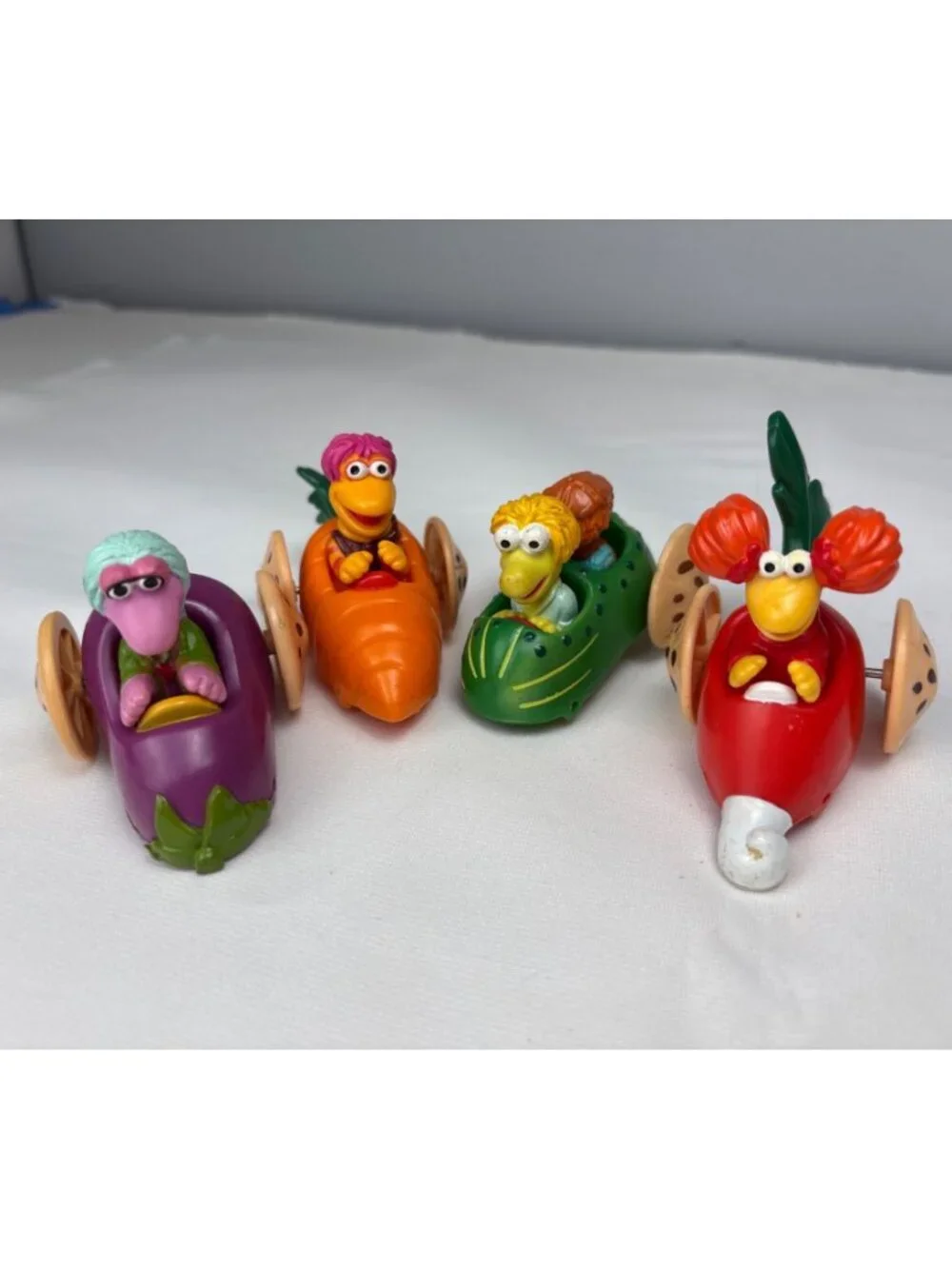 Fraggle Rock Racers McDonalds Toy Set 1988 Collectibles Vegetable Cars